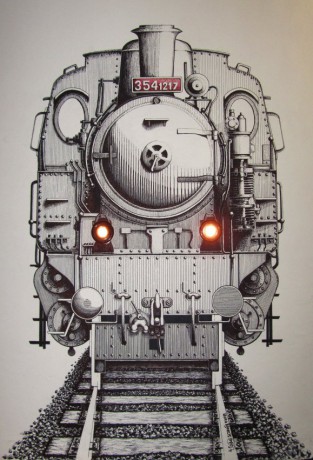 044 Grafická výzdoba na stěně Modelového království - krásná práce